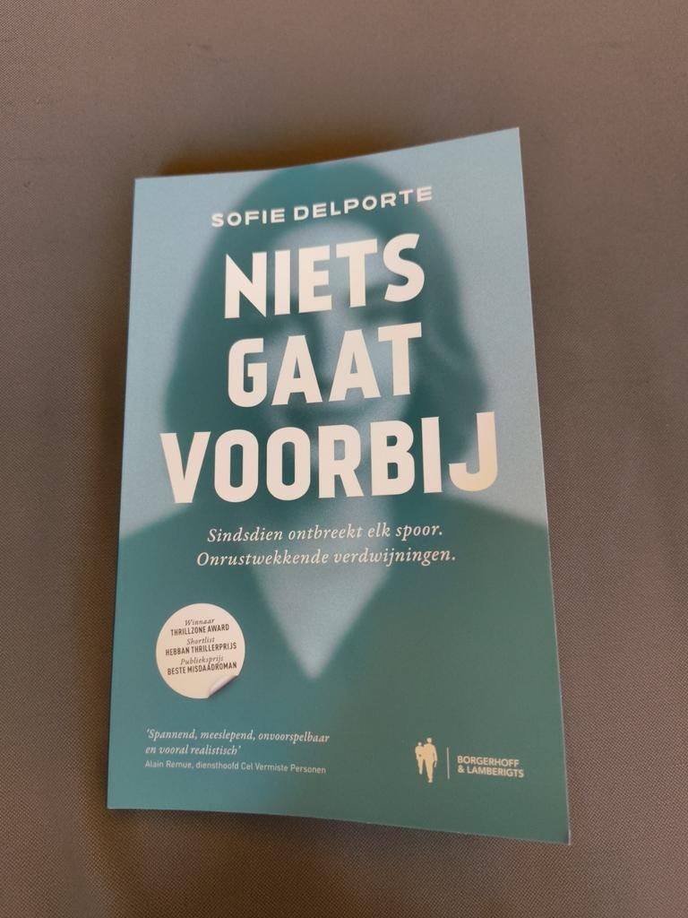 Niets gaat voorbij - Sofie Delporte, Enlèvement ou Envoi, Comme neuf
