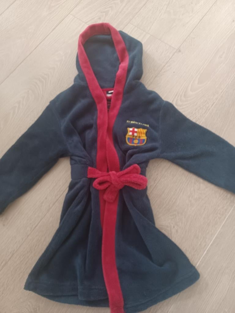 Badjas fc Barcelona (Maar 110-116), Enlèvement, Comme neuf, Garçon ou Fille, Vêtements de nuit ou Sous-vêtements