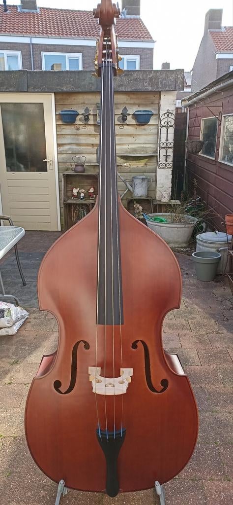 Nieuwe 3/4 Contrabas, Muziek en Instrumenten, Strijkinstrumenten | Contrabassen, Ophalen, Nieuw, 3/4-contrabas, Met koffer