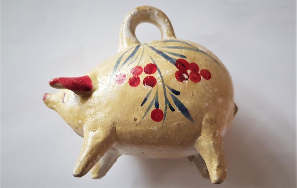 tirelire cochon XIXme, Enlèvement ou Envoi, Utilisé, Animal