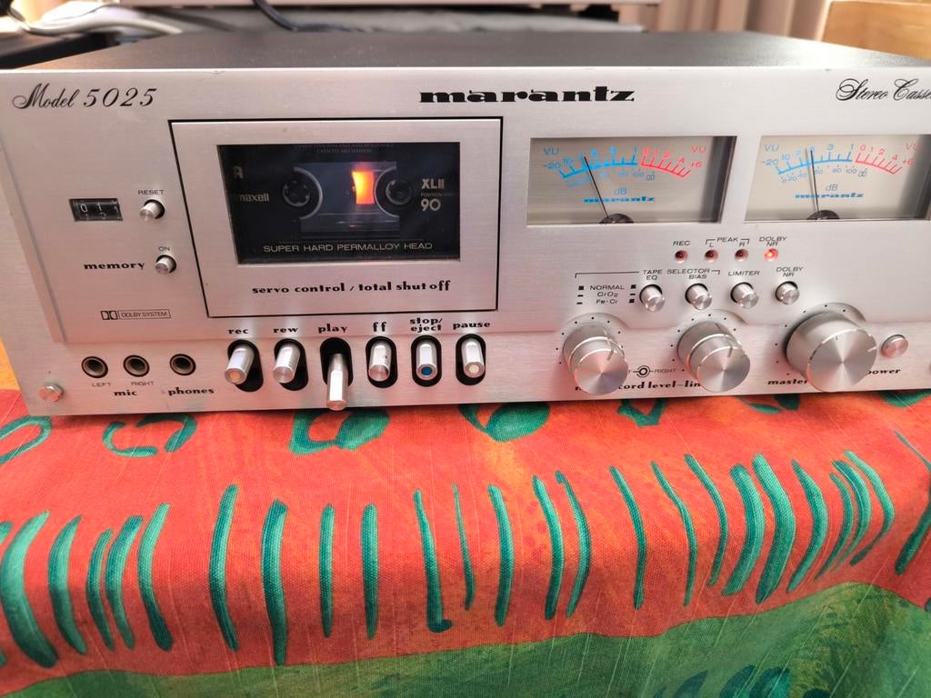 K7 MARANTZ VINTAGE deck, Audio, Tv en Foto, Cassettedecks, Ophalen, Marantz