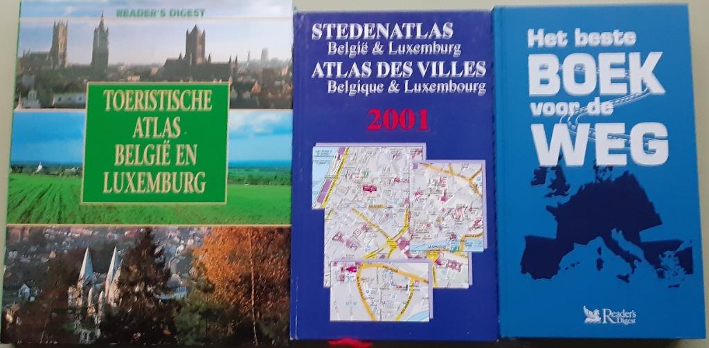 3 wegenatlassen, Boeken, Atlassen en Landkaarten, Overige atlassen, 2000 tot heden, Zo goed als nieuw, Europa Overig