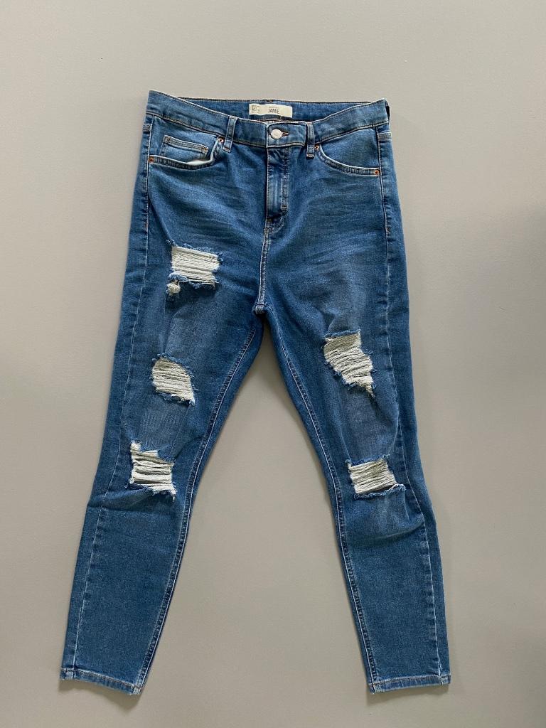 blauwe jeans Topshop, maat W32/L32, Ophalen