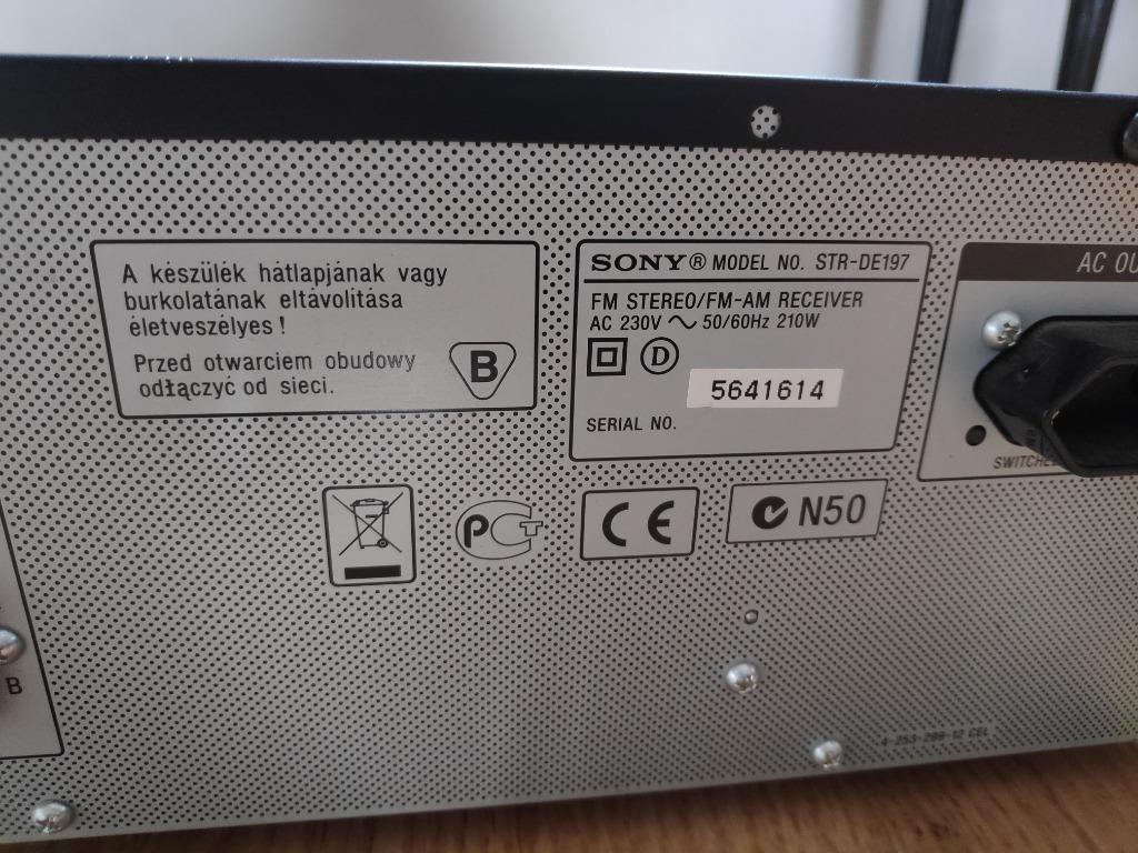 Ampli Sony STR-DE197, Ophalen, Gebruikt, 120 watt of meer, Sony