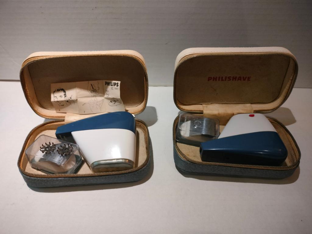 Rasoir électrique Philips SC 7917 avec étui + brosse, Antiquités & Art, Curiosités & Brocante, Enlèvement ou Envoi