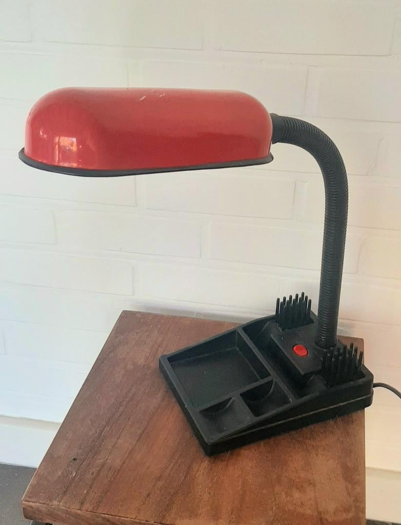 Vintage bureaulamp organiser pennehouder, Diversen, Ophalen, Gebruikt