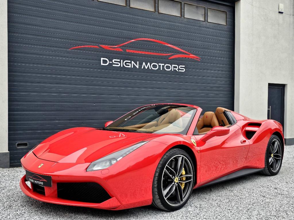 FERRARI 488 SPIDER 3.9 TURBO V8 F1 670pk 2018 17608km 1OWNE, Auto's, Ferrari, Automaat, Achterwielaandrijving, Cabriolet, https://public.car-pass.be/vhr/b3c3dbff-60e2-4d7a-9a74-3b87d7016e3f