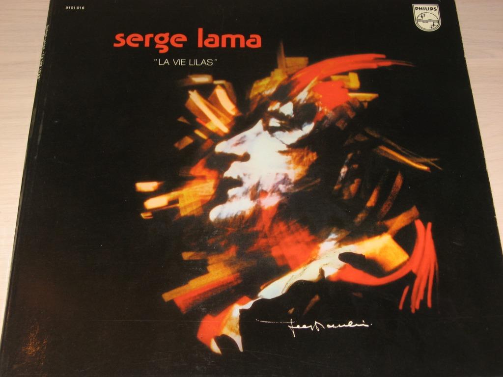 Disque vinyl 33 tours serge lama la vie lilas, Enlèvement ou Envoi, Comme neuf