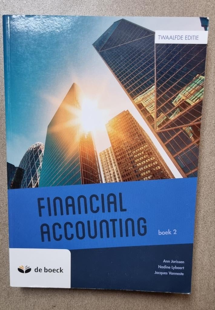 Financial accounting boek 2, Ophalen of Verzenden, Nieuw, Nederlands