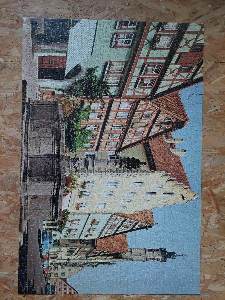 Legpuzzel 1000 stukjes, Ophalen