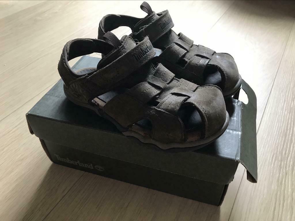 Sandales Timberland marron taille 32 comme neuves, Garçon, Timberland, Enlèvement ou Envoi, Comme neuf