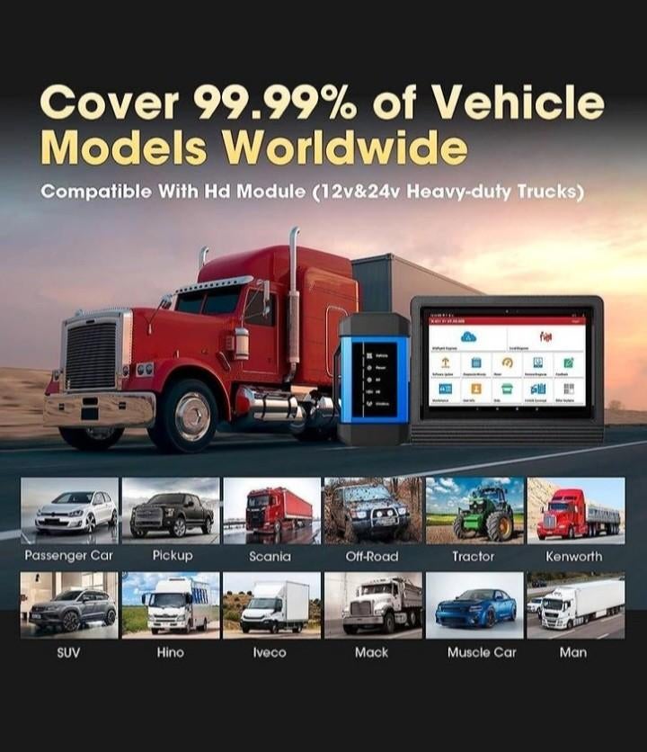 Les camions lourds Launch X431 HD3 lisent les diagnostics, Enlèvement ou Envoi, Neuf