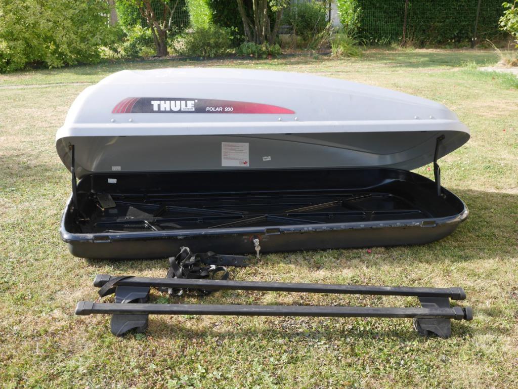 Coffre de toit Thule Polar 200 A LOUER - ARLON (PAS A VENDRE, Enlèvement ou Envoi, Utilisé