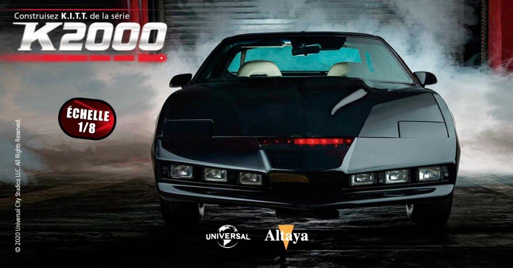 Altaya kitt K2000 Knight Rider Pontiac 1/8, Autres marques, Voiture, Plus grand que 1:32, Comme neuf