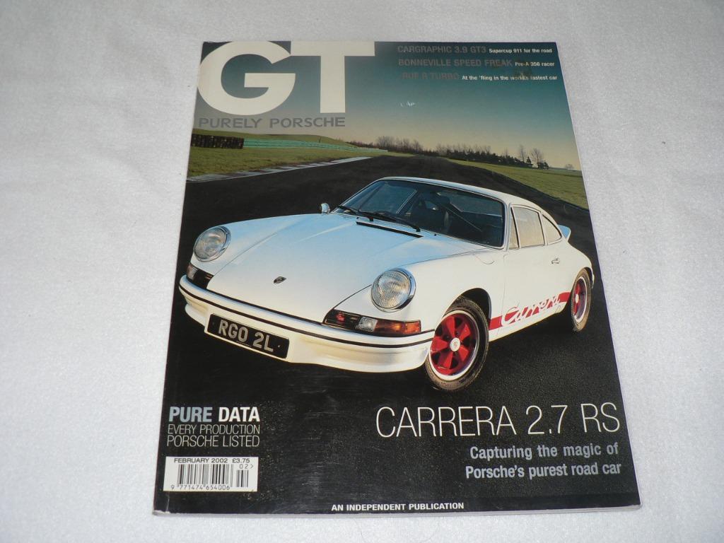 GT Purely Porsche Carrera 2,7 RS tijdschrift magazine, Livres, Autos | Livres, Enlèvement, Utilisé, Porsche