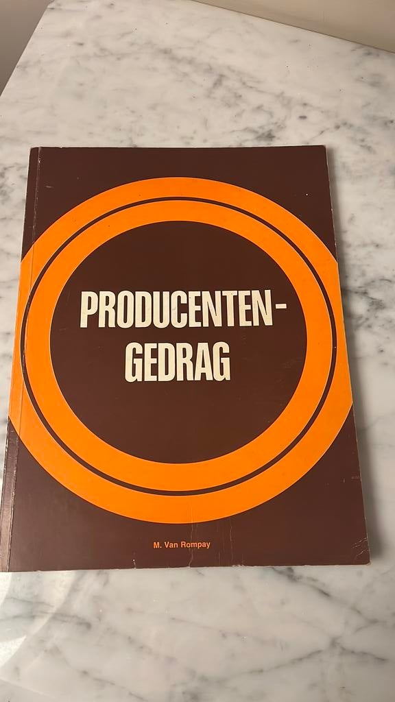 Producentengedrag, Boeken, Schoolboeken, Ophalen, Gelezen, ASO, Economie