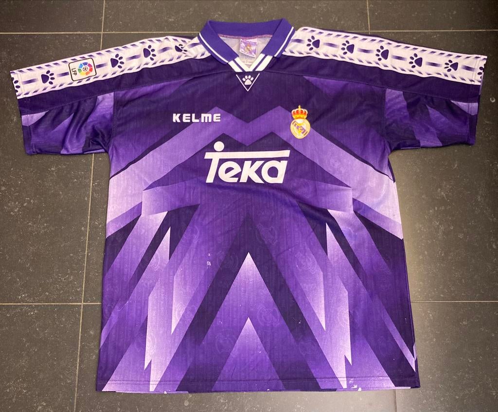 Real Madrid shirt 1996-1997 Kelme away, Verzamelen, Ophalen of Verzenden, Gebruikt, Shirt