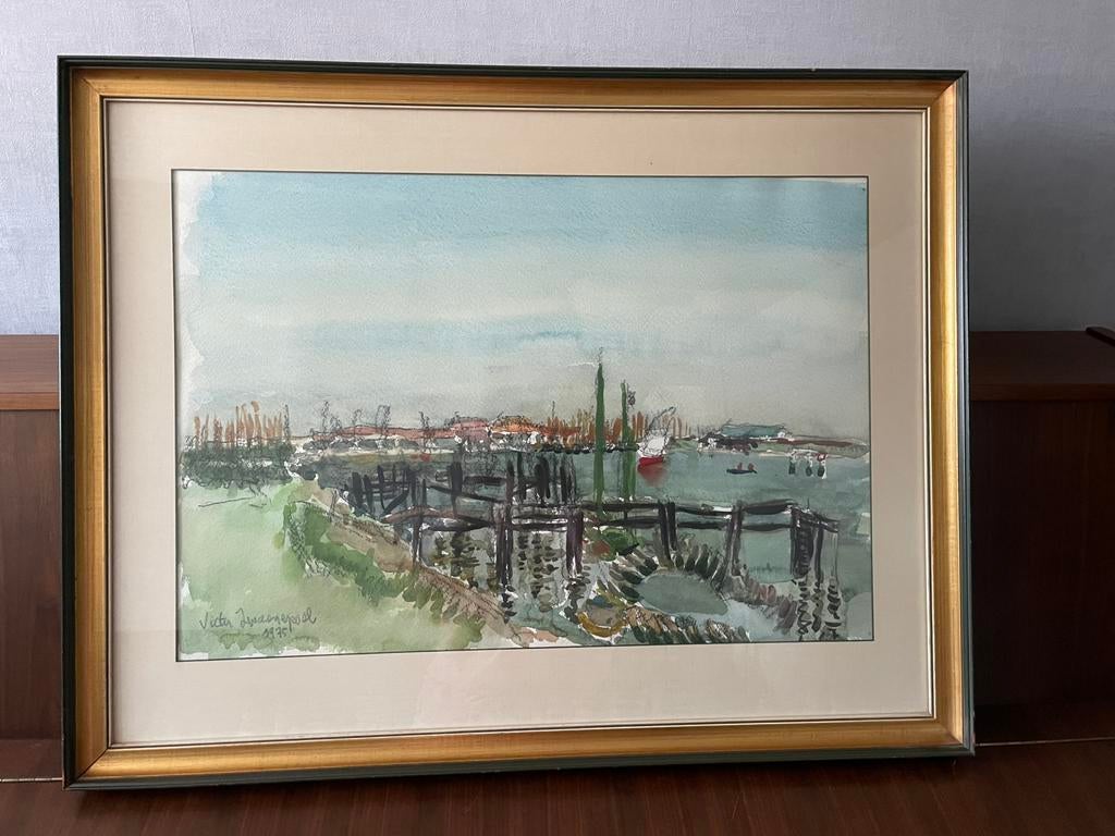 Schilderij - geen koerierdiensten, Ophalen