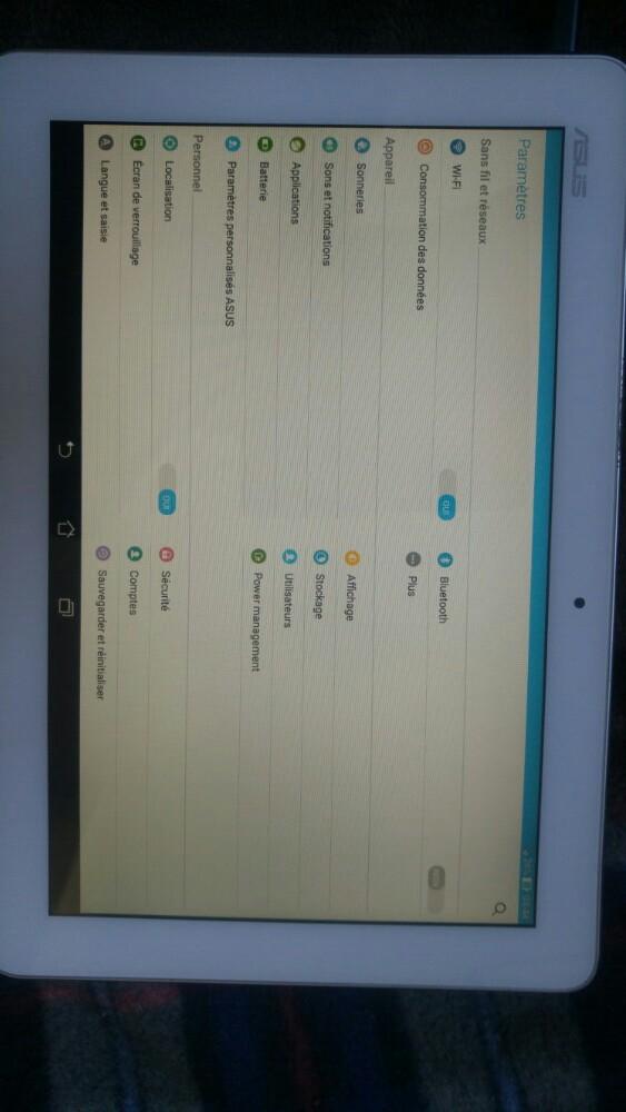 Tablette Asus 10 inch k01e 2gb 64gb, Enlèvement ou Envoi, Utilisé, 10 pouces
