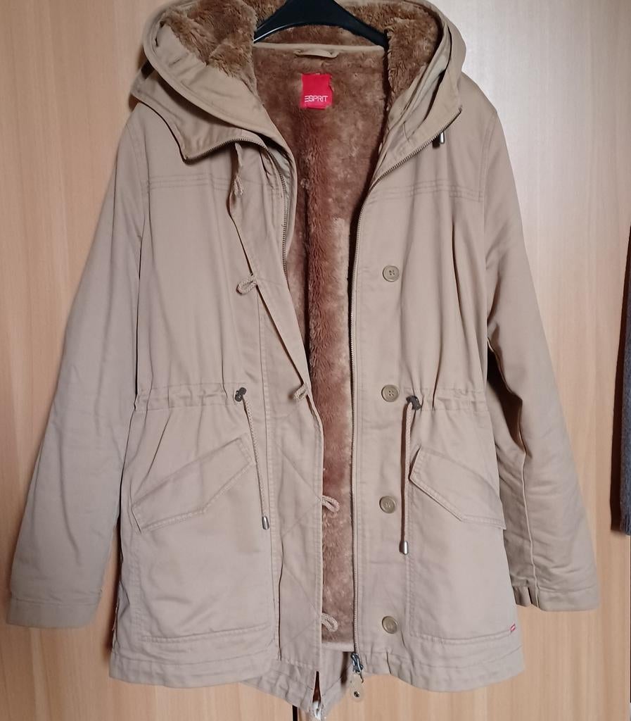 Dubbele jas van Esprit maat XL, Enlèvement ou Envoi, Comme neuf, Taille 46/48 (XL) ou plus grande