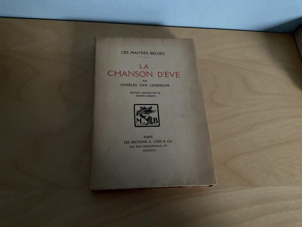 La chanson d’Ève (Charles van Lerberghe), genummerd, Ophalen of Verzenden, Charles van Lerberghe, Europa overig