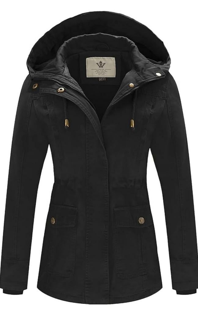Long manteau noir neuf S, Enlèvement ou Envoi, Neuf, Noir