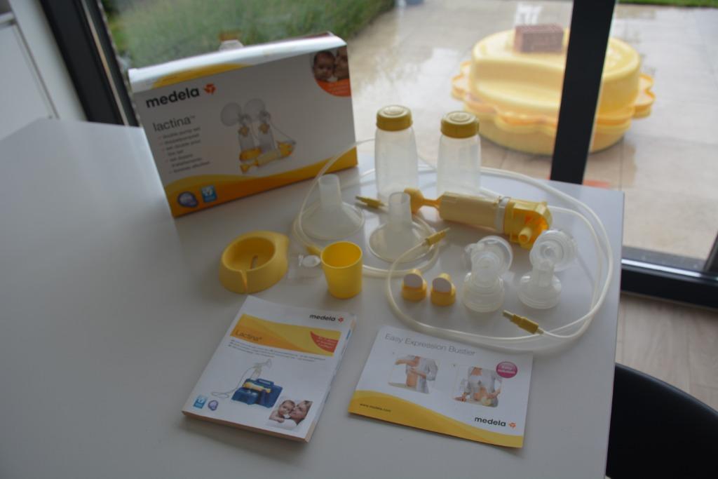 Medela 'Lactina' dubbele afkolfset, Kinderen en Baby's, Ophalen, Gebruikt