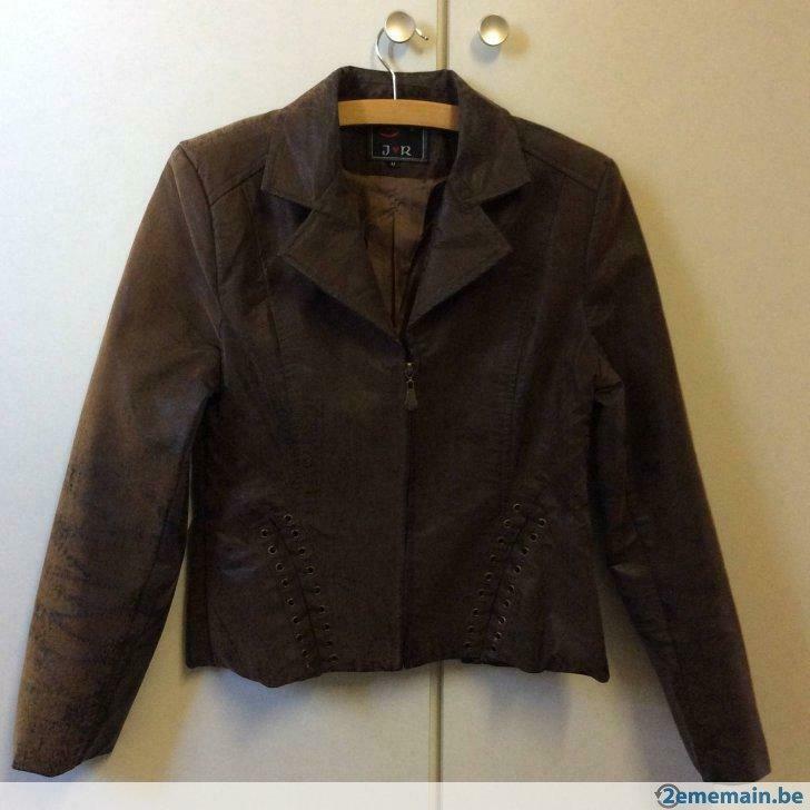 Veste imitation daim, Enlèvement, Porté