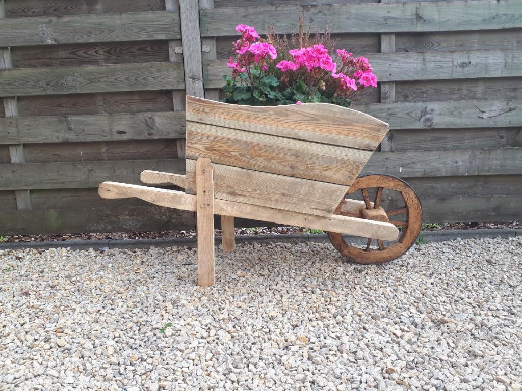kruiwagen voor tuin, 75 tot 150 liter, Ophalen, Zo goed als nieuw, Hout