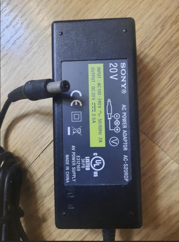 Sony AC-S20RDP-oplader, Ophalen of Verzenden, Zo goed als nieuw, Sony