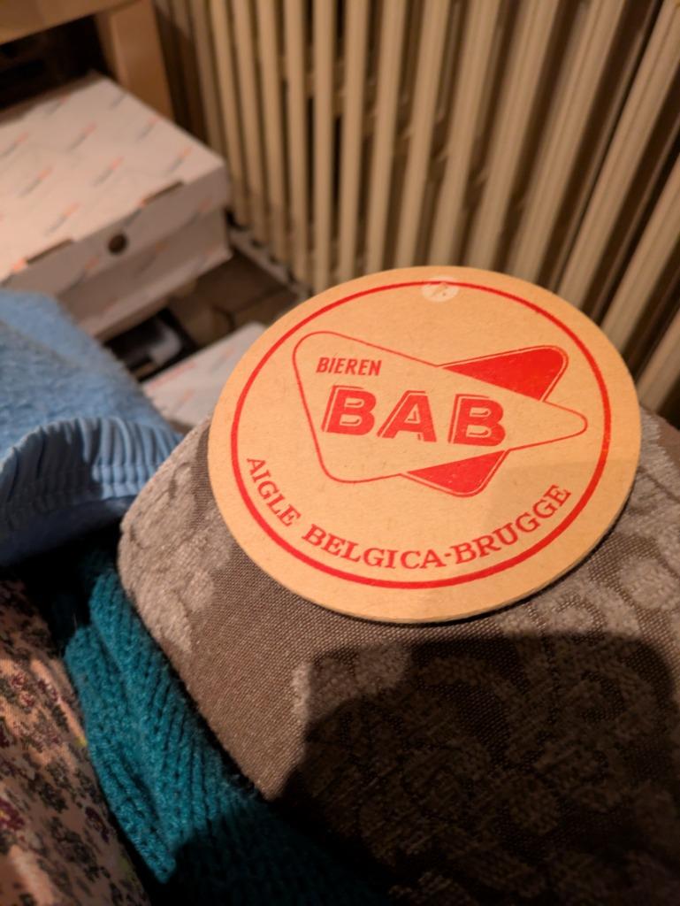 Bieren BAB, Verzamelen, Biermerken, Ophalen of Verzenden, Zo goed als nieuw, Viltje(s)