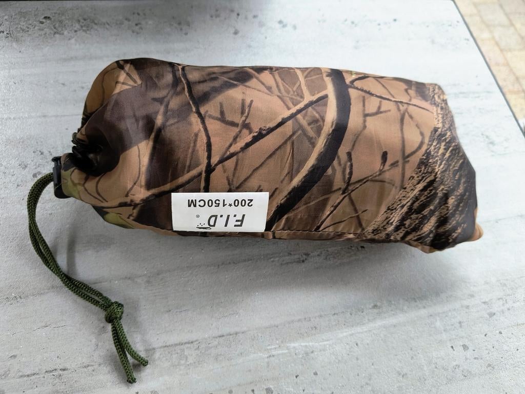 Camouflagezeil, Ophalen, Zo goed als nieuw