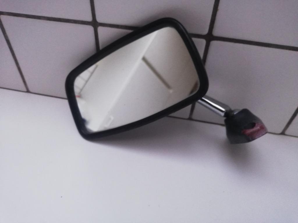spiegel oldtimer zwart met chroom, Enlèvement ou Envoi