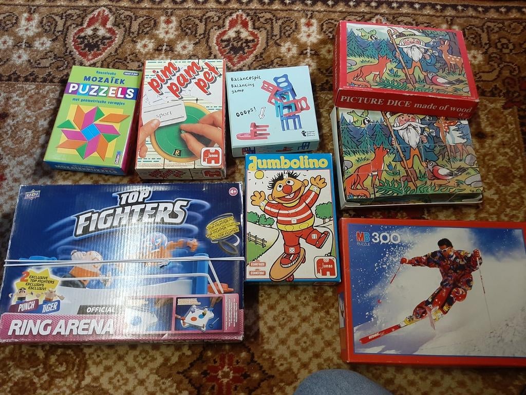 Lot spelletjes en puzzel, Enlèvement ou Envoi, Comme neuf