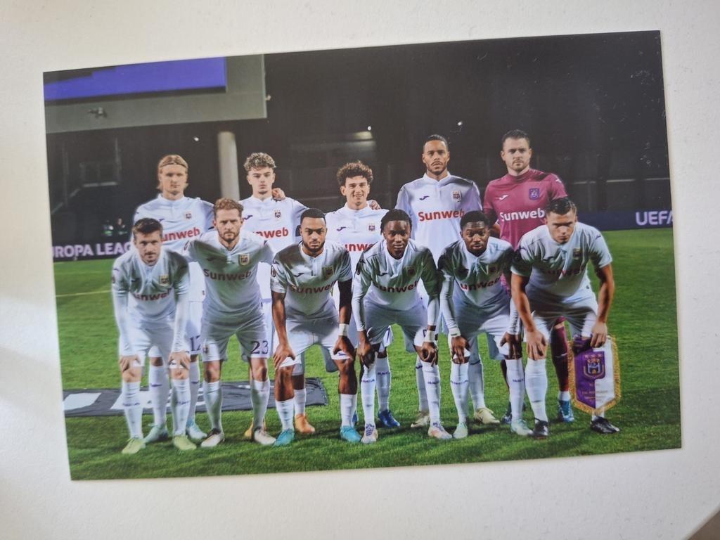 4 photos du rsc Anderlecht,  RSCA, Enlèvement