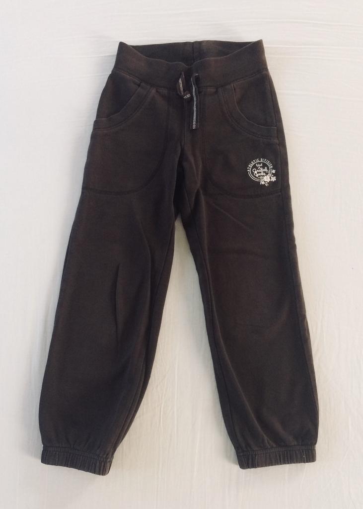 joggings broek meisjes H&M 116 donker bruin, Broek, Gebruikt, Meisje, H&M