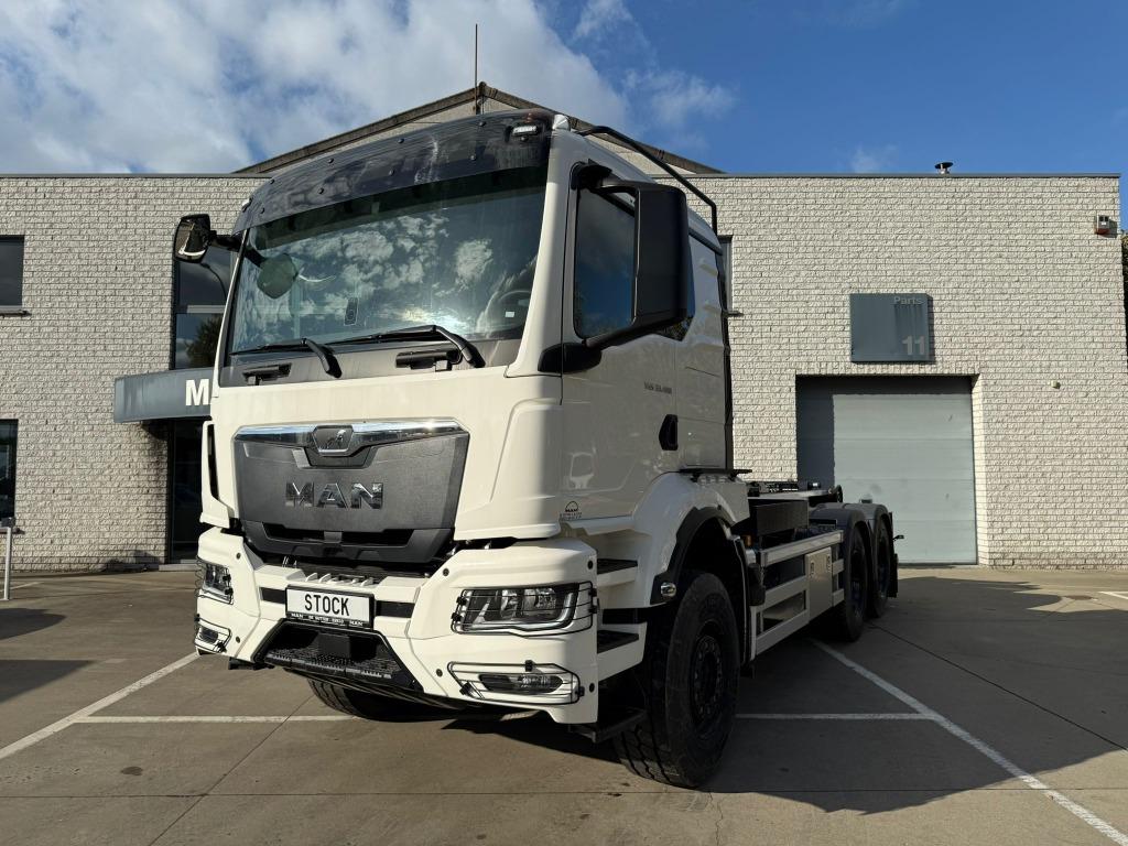 MAN TGS 33.480 6x4 BL SA MET HAAK SYSTEEM VDL T20 5500 D28, Autos, Camions, Achat, 6 portes, Euro 6, Entreprise