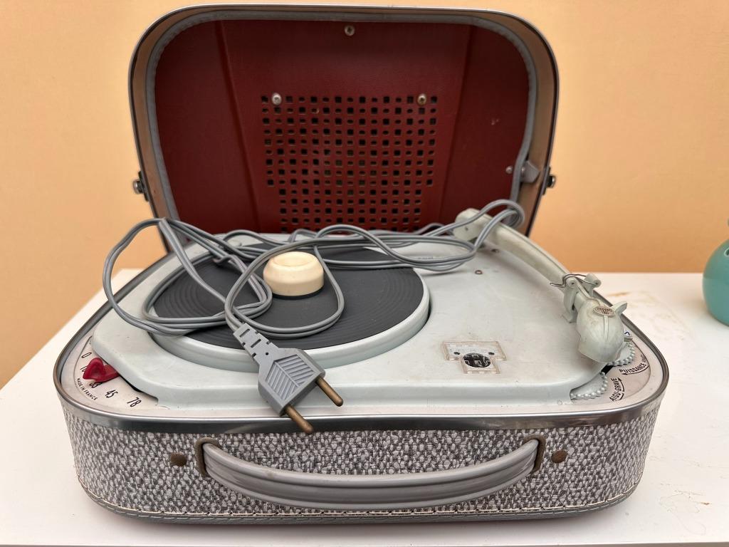Vintage Oude platenspeler, Ophalen, Gebruikt, Platenspeler, Overige merken