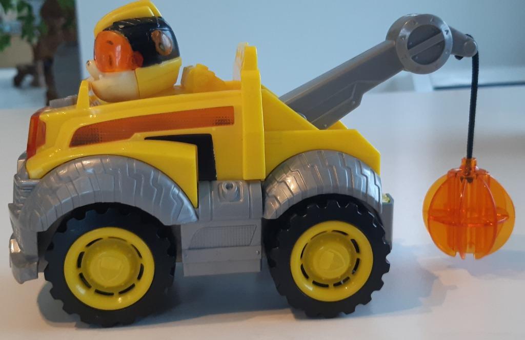 Paw Patrol Mega Puppies Super Paws Vehicle Rubble, Enlèvement ou Envoi, Utilisé