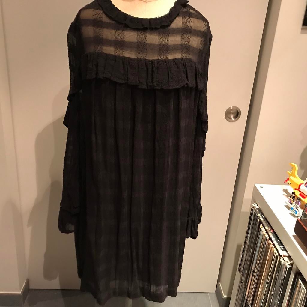 Leuke zwart kleedje H&M maat 40, Kleding | Dames, Ophalen of Verzenden, Zo goed als nieuw, Maat 38/40 (M), Zwart