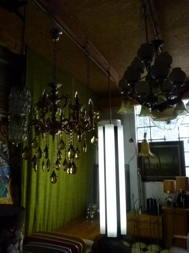 vintage Trilux stanglamp xl aula universiteit 60er stukpriis, Ophalen, Huis en Inrichting
