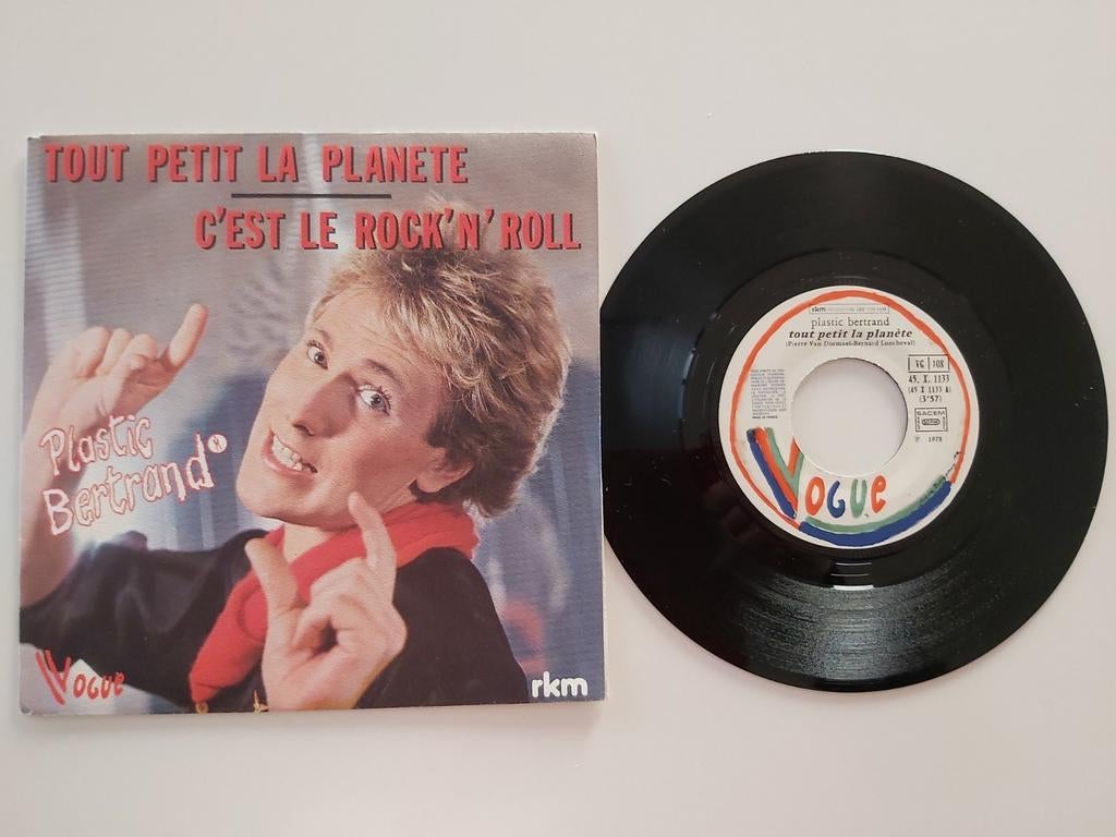 Plastic Bertrand  - tout petit la planète, Comme neuf, 7 pouces, Pop, Single