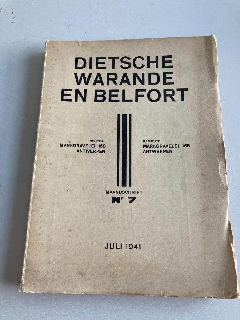 D.W.B. nr7 1941 : Van Wilderode, Rainer Maria Rilke, De Vree, Enlèvement ou Envoi, 1940 à 1960, Journal ou Magazine