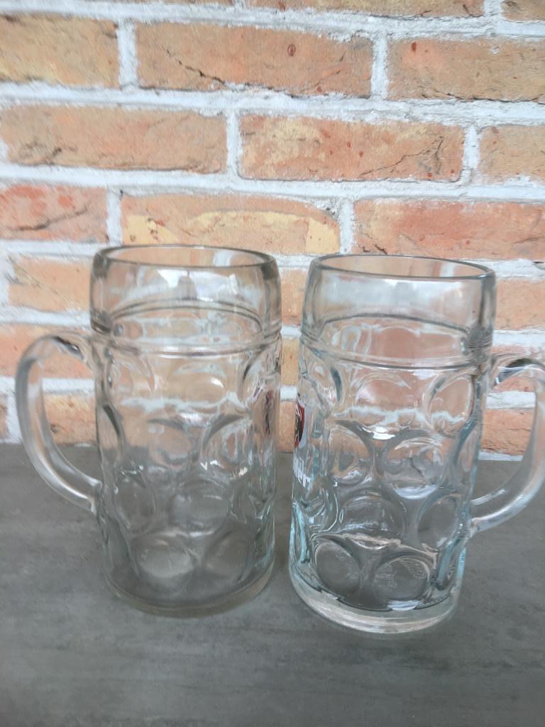 Bierglazen 1 liter - Nieuw, Verzamelen, Ophalen, Nieuw, Bierglas