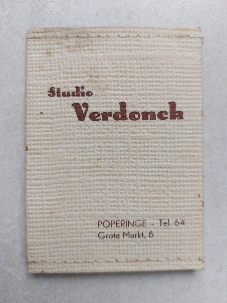 oude pochette voor pasfoto's Poperinge, Verzenden
