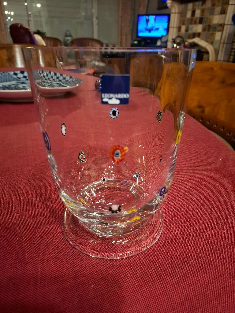 glazen vaas merk Leonardo, Ophalen, Zo goed als nieuw, Glas