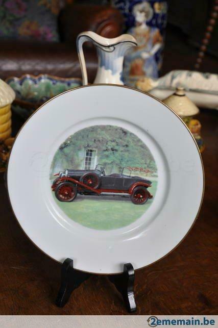 assiette limoge de collection voiture, Ophalen of Verzenden