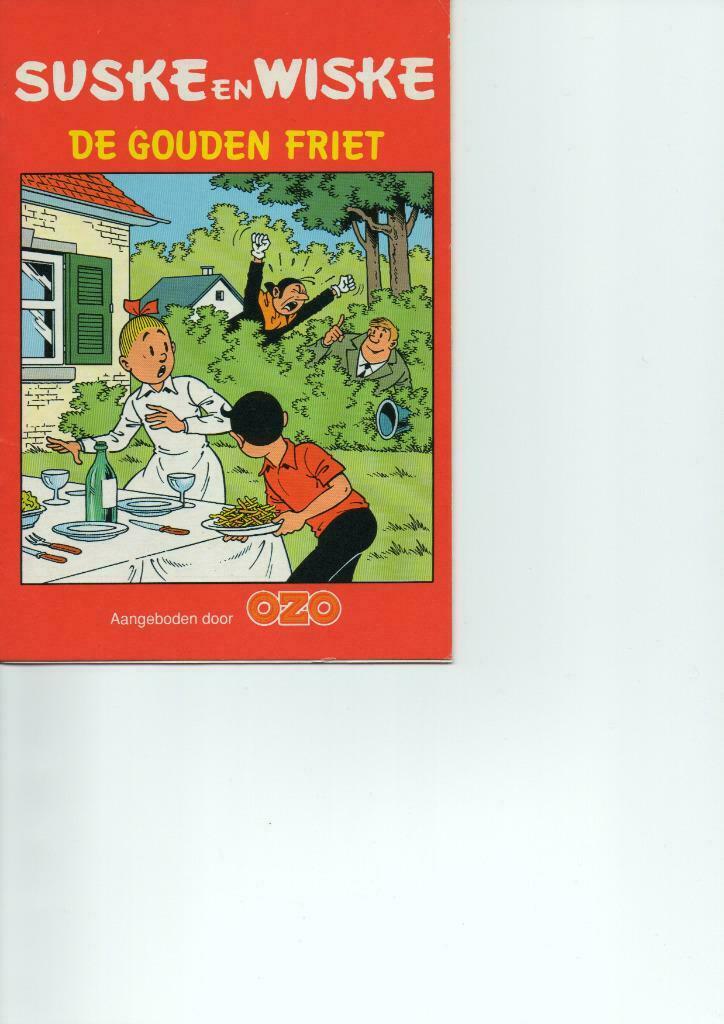 Suske en wiske - De Gouden Friet (Ozo,goede staat), Boeken, Stripverhalen, Gelezen, Willy Vandersteen, Eén stripboek, Ophalen of Verzenden
