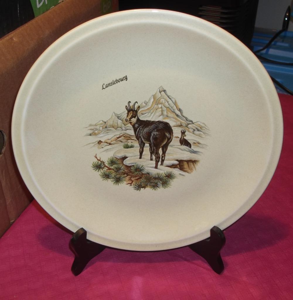 Assiette en porcelaine déco., Enlèvement ou Envoi