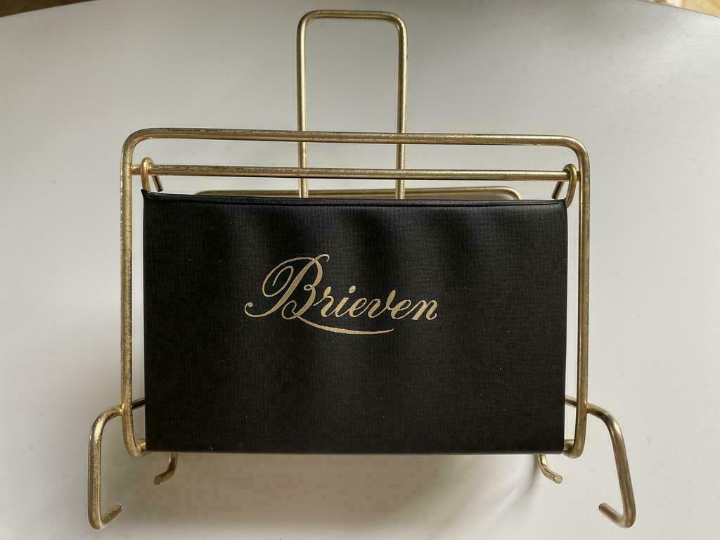 Vintage briefhouder jaren 70, Antiek en Kunst, Ophalen of Verzenden